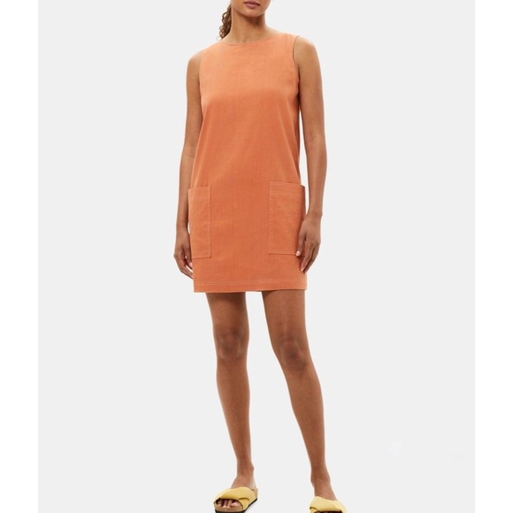 Theory Sleeveless Shift Dress in Linen NWT - Picture 1 of 4